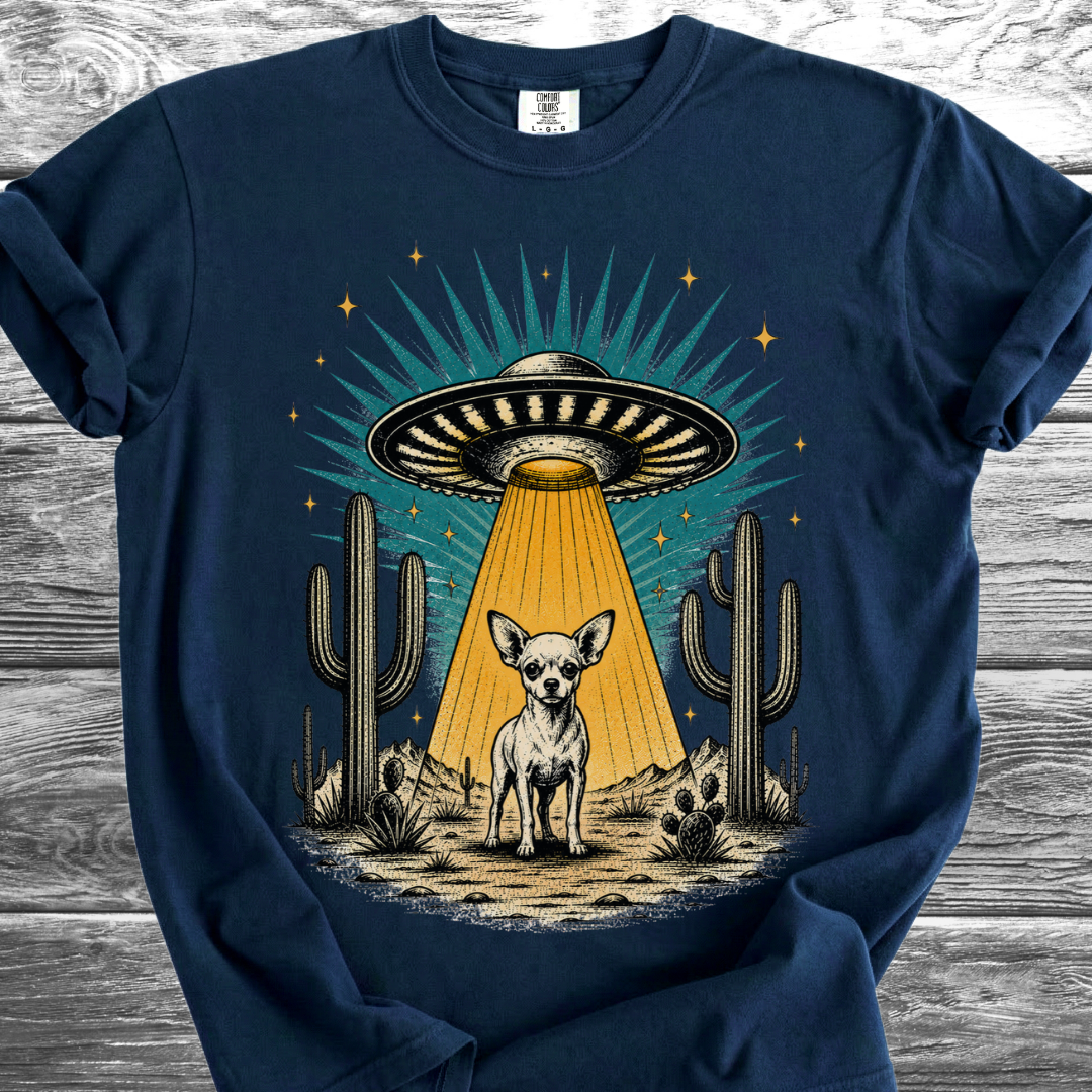 Chihuahua Abduction TShirt