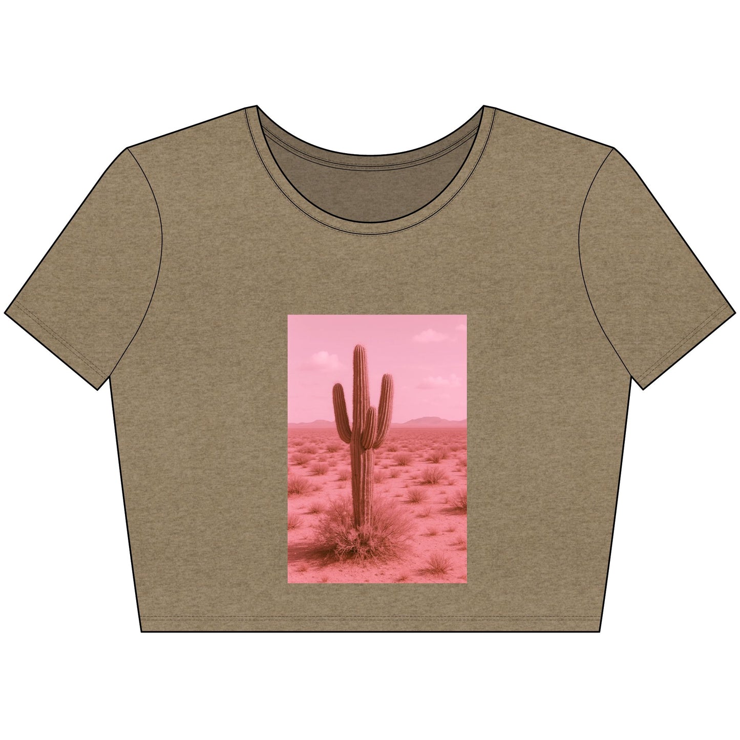 Women’s Poly-Cotton Crop Tee