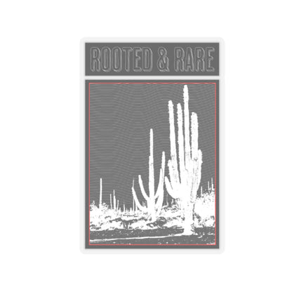 Rooted & Rare Cactus Graphic Sticker