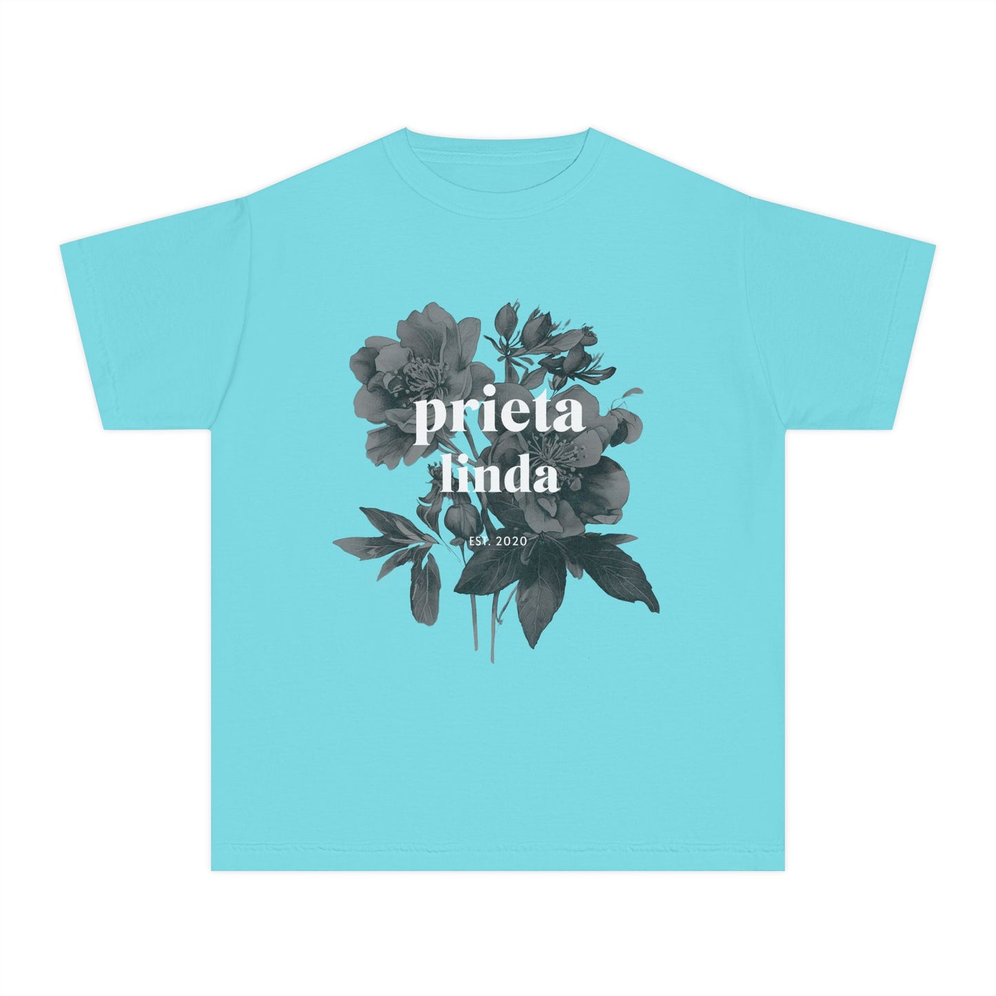 Prieta Linda Black & Grey Flowers